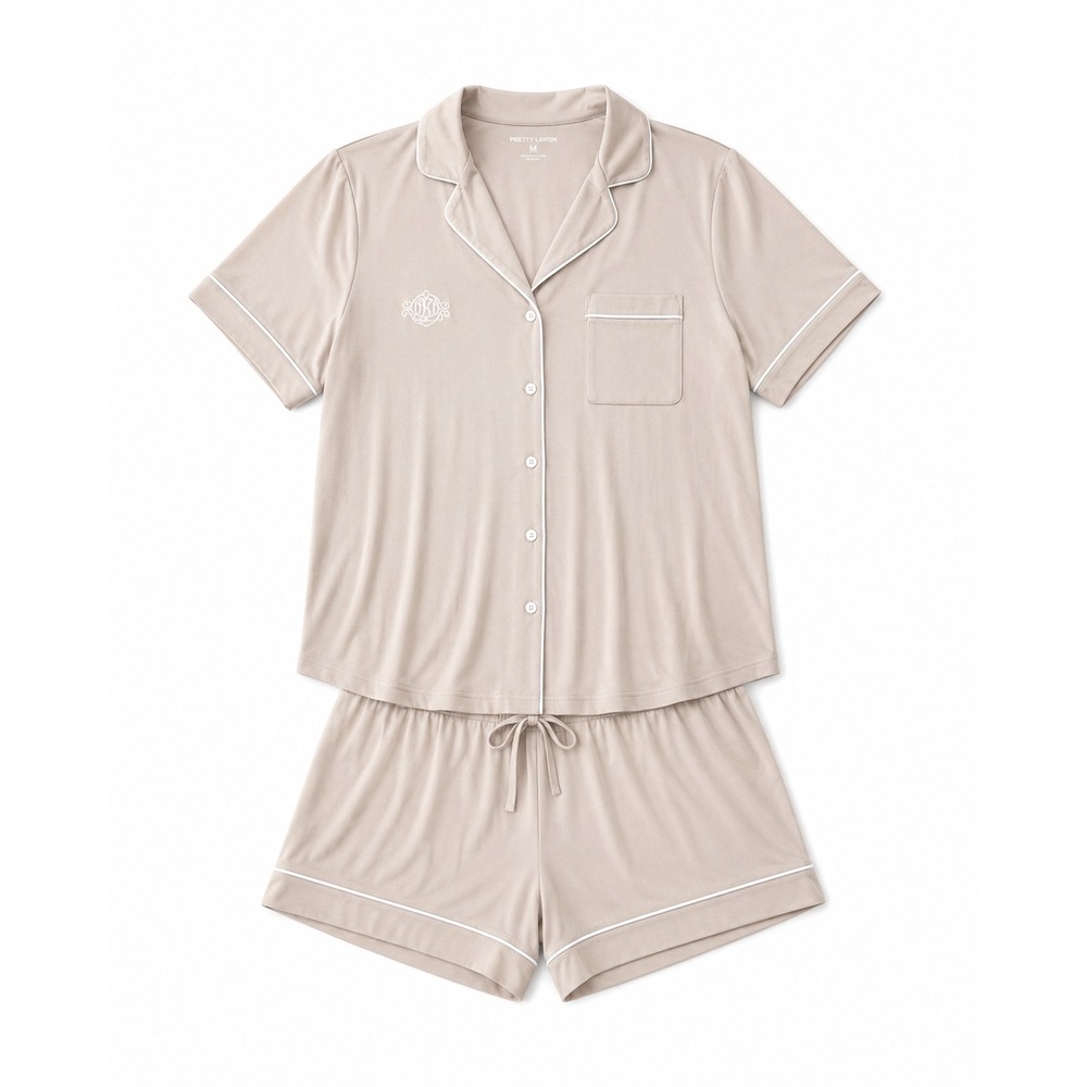 Cozy Earth Women Bamboo Pajama Short Set Blush Pink XXXL 3XL New - Picture 2 of 16